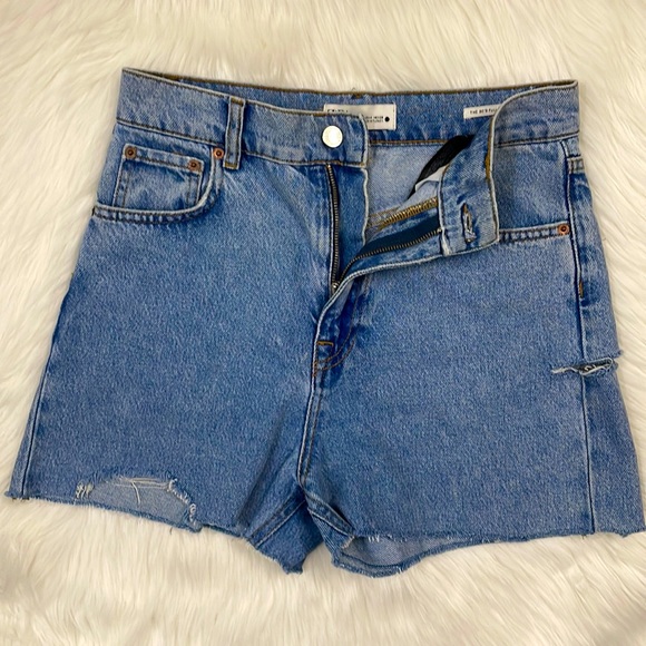 Zara Pants - Zara ripped denim shorts